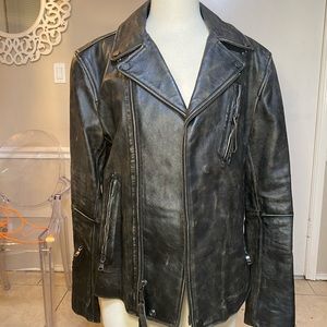 Brand new Banana Republic distress biker jacket